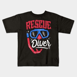 RESCUE DIVER: Rescue Diver Scuba Diving Gift Kids T-Shirt